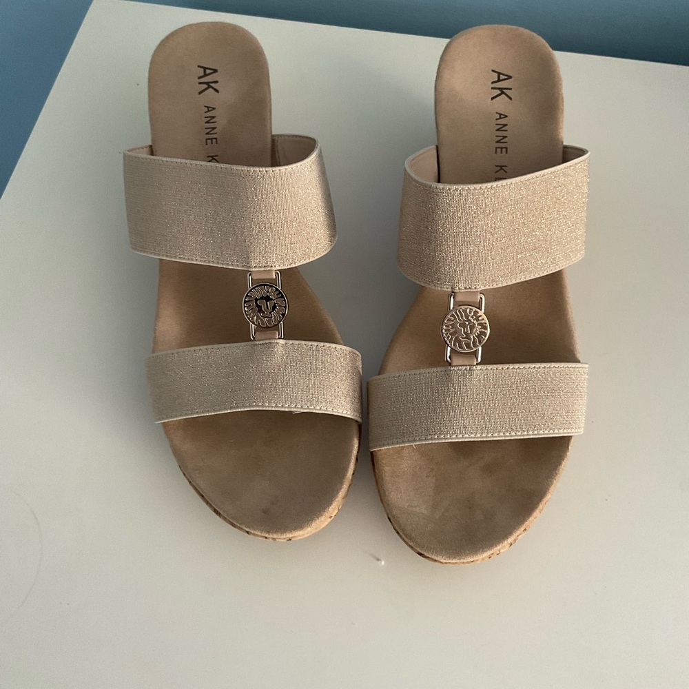 Anne Klein wedge sandals